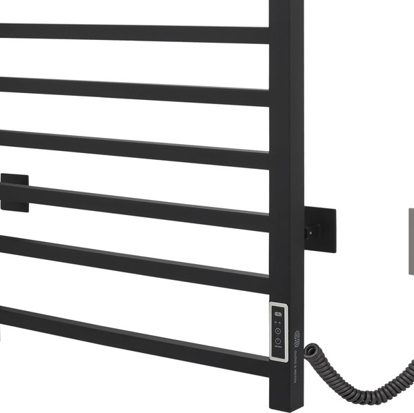 Изображение товара Полотенцесушитель электрический Gloss & Reiter Pro-gress тип.Э2 Л.50x80.P10 Муар Black (П) Таймер