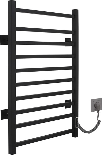 Изображение товара Полотенцесушитель электрический Gloss & Reiter Pro-gress тип.Э2 Л.50x80.P10 Муар Black (П) Таймер