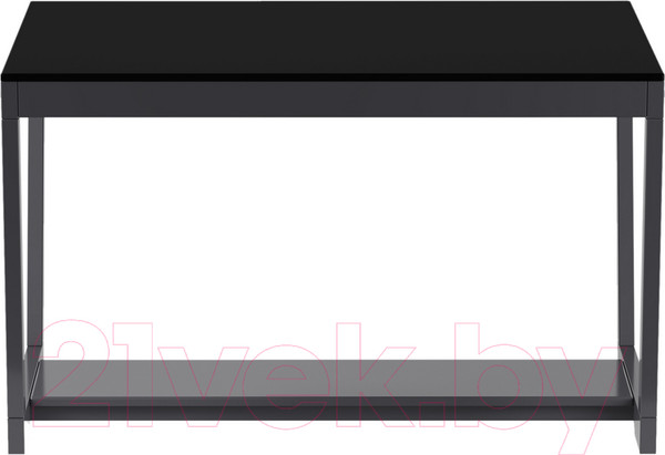 Изображение товара Журнальный столик Мебелик BeautyStyle 1 (серый графит/стекло черное)