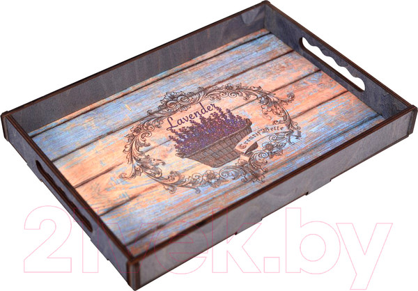 Изображение товара Поднос Мультидом Лаванда МБ18-367