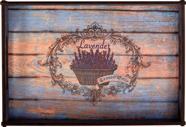 Изображение товара Поднос Мультидом Лаванда МБ18-367