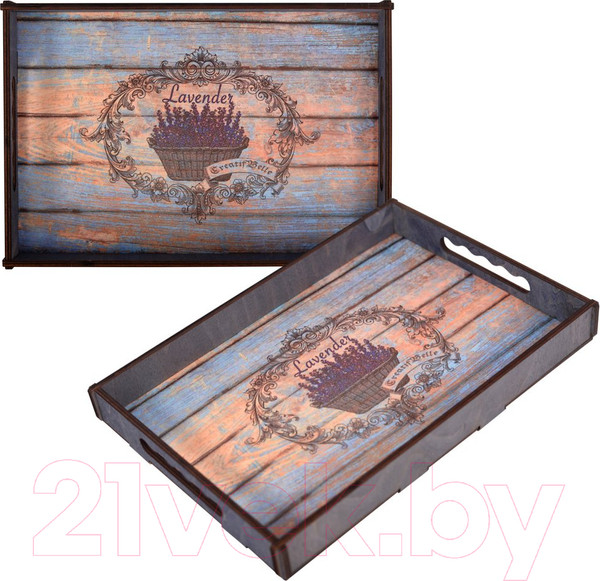 Изображение товара Поднос Мультидом Лаванда МБ18-367