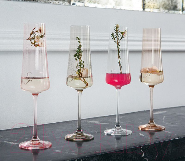 Изображение товара Набор бокалов Stenova Home Astoria Rose / 611015 (2шт)