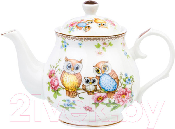 Изображение товара Заварочный чайник Elan Gallery Совушки / 420340