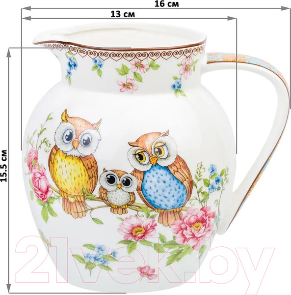 Изображение товара Кувшин Elan Gallery Совушки / 420344