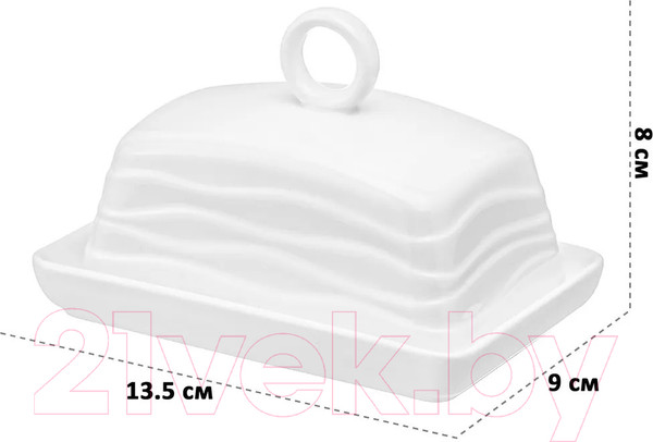 Изображение товара Масленка Elan Gallery Айсберг Волны / 540364