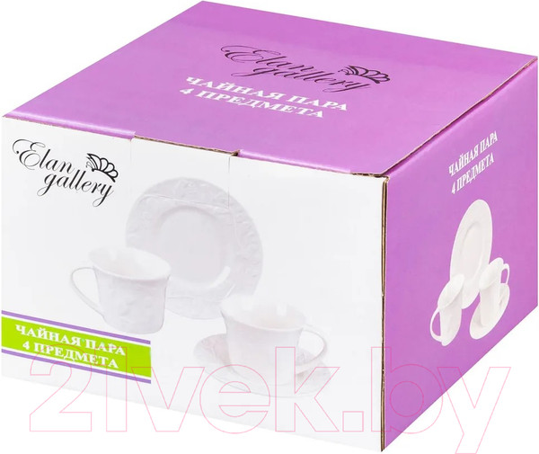 Изображение товара Набор для чая/кофе Elan Gallery Птички на ветке / 540329