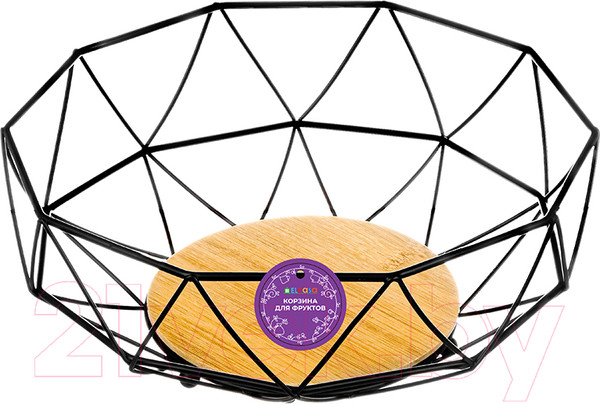 Изображение товара Фруктовница El Casa 240188 (черный)