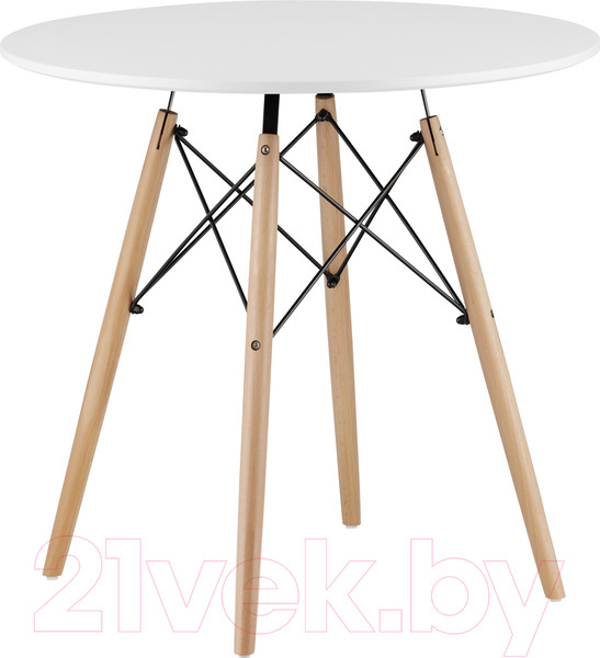 Изображение товара Обеденный стол Stool Group Eames DSW D90 (белый)