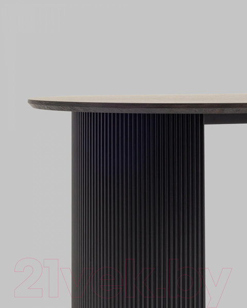 Изображение товара Обеденный стол Stool Group Ballet 180x90x75 (темное дерево/черный)