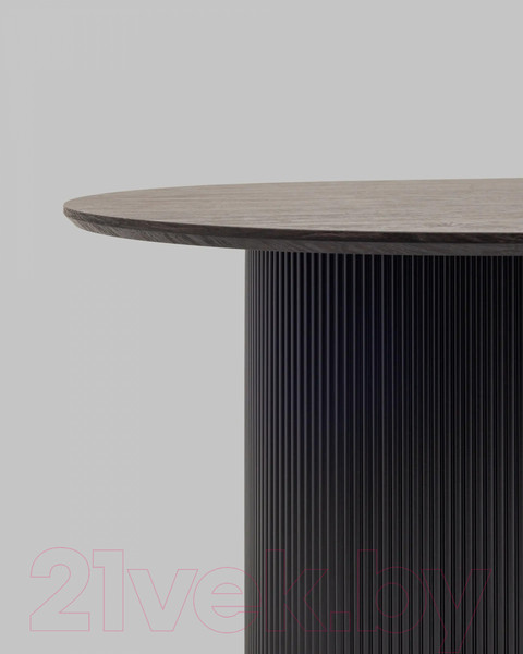 Изображение товара Обеденный стол Stool Group Ballet 200x100x75 (темное дерево/черный)