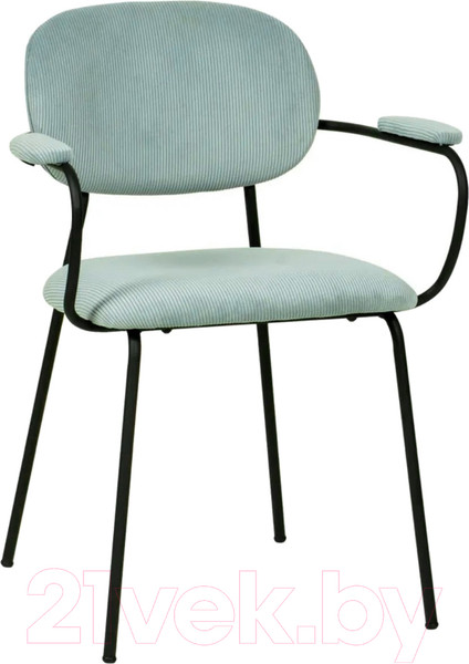 Изображение товара Стул Stool Group Кэрол (серо-голубой/черный)