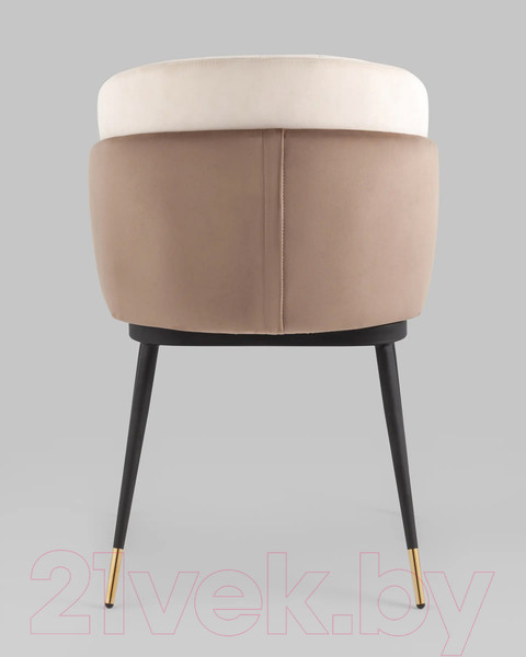 Изображение товара Стул Stool Group Пенелопа (велюр бежевый/коричневый)