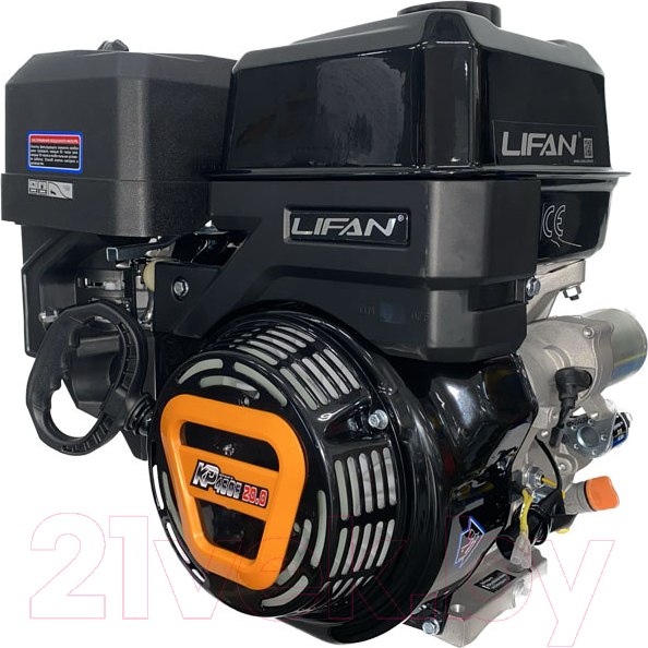 Изображение товара Двигатель бензиновый Lifan KP460E-R D22 18A (20лс 18А, сцепление и редуктор 2:1)