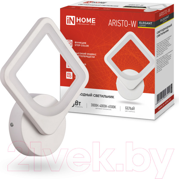 Изображение товара Бра INhome Elegant Aristo-W / 4690612043111 (белый)