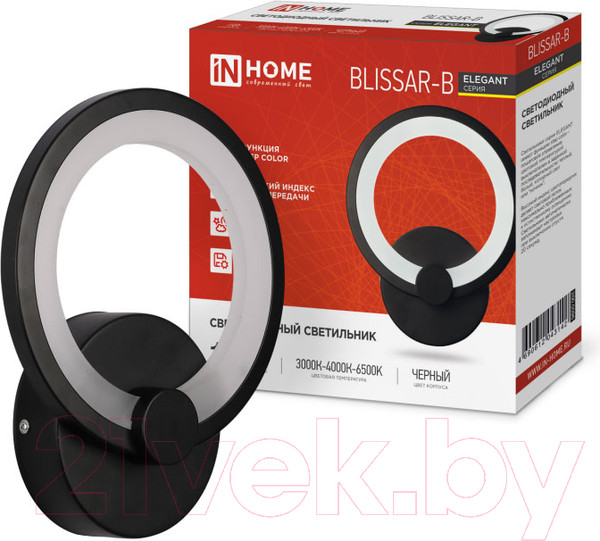 Изображение товара Бра INhome Elegant Blissar-B / 4690612043142 (черный)