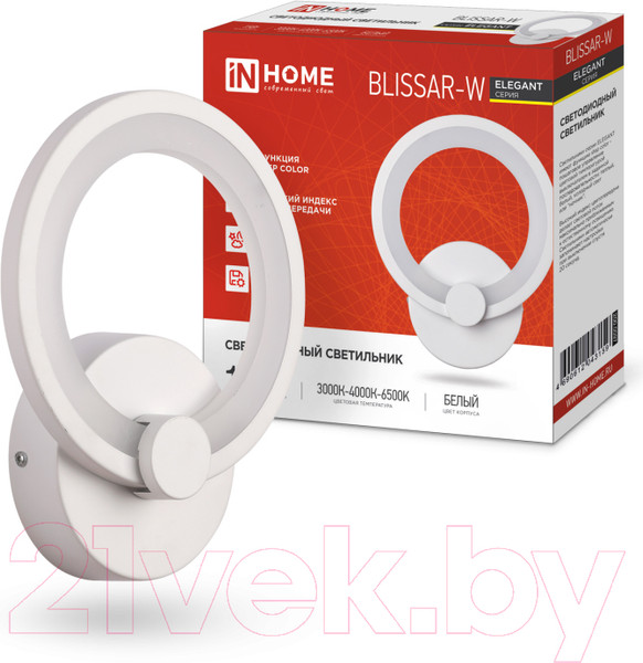 Изображение товара Бра INhome Elegant Blissar-W / 4690612043159 (белый)