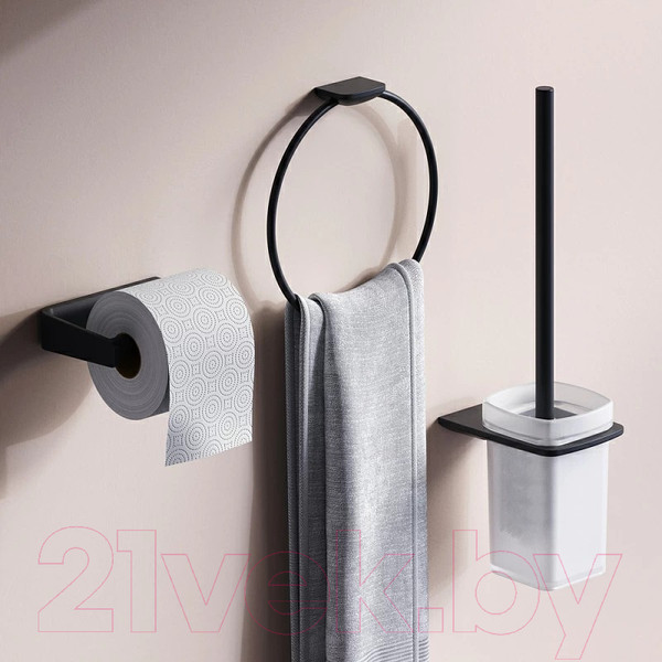 Изображение товара Набор аксессуаров для ванной и туалета AM.PM Inspire V2.0 AK50T1103B (черный)