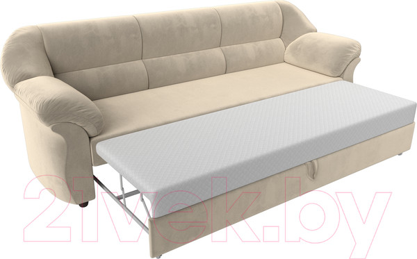 Изображение товара Диван Лига Диванов Карнелла / 105876 (микровельвет бежевый)