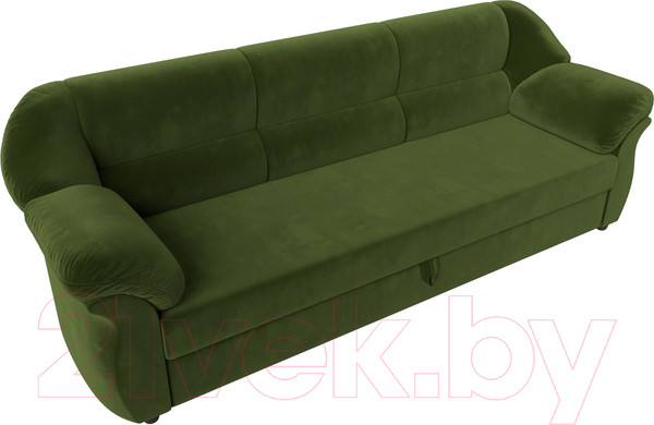 Изображение товара Диван Лига Диванов Карнелла / 105878 (микровельвет зеленый)