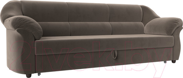 Изображение товара Диван Лига Диванов Карнелла / 109521 (велюр коричневый)
