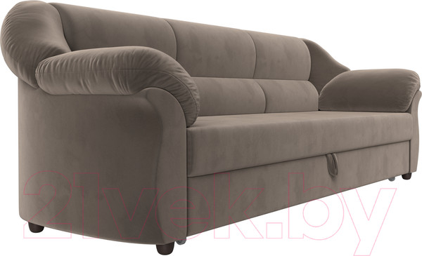 Изображение товара Диван Лига Диванов Карнелла / 109521 (велюр коричневый)