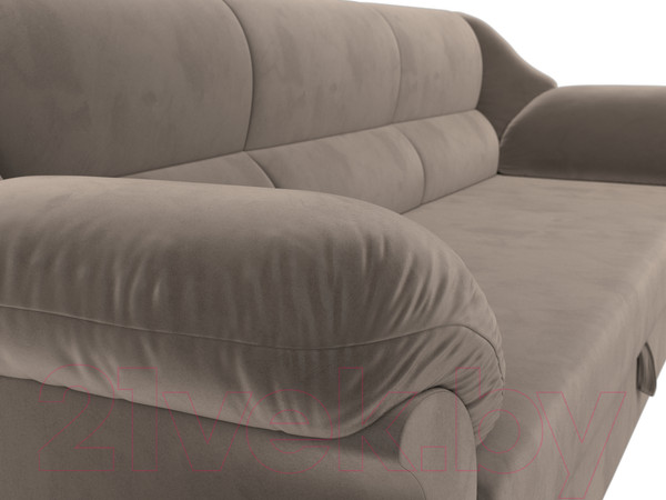 Изображение товара Диван Лига Диванов Карнелла / 109521 (велюр коричневый)