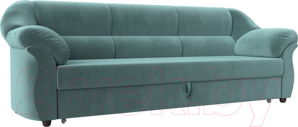 Изображение товара Диван Лига Диванов Карнелла / 109522 (велюр бирюзовый)