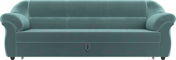 Изображение товара Диван Лига Диванов Карнелла / 109522 (велюр бирюзовый)