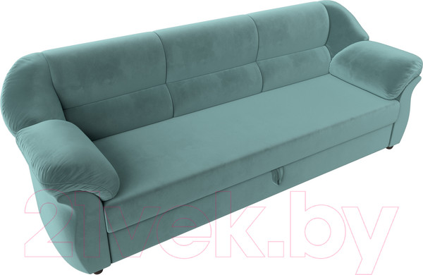 Изображение товара Диван Лига Диванов Карнелла / 109522 (велюр бирюзовый)