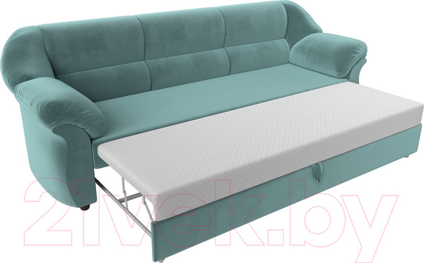 Изображение товара Диван Лига Диванов Карнелла / 109522 (велюр бирюзовый)