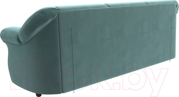Изображение товара Диван Лига Диванов Карнелла / 109522 (велюр бирюзовый)