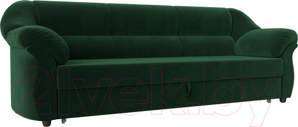 Изображение товара Диван Лига Диванов Карнелла / 109523 (велюр зеленый)