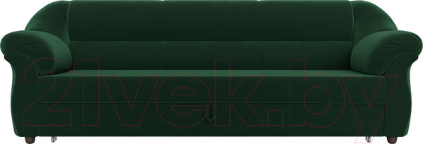 Изображение товара Диван Лига Диванов Карнелла / 109523 (велюр зеленый)
