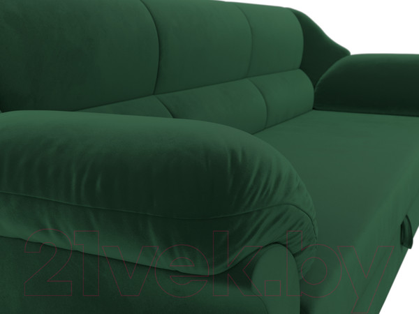 Изображение товара Диван Лига Диванов Карнелла / 109523 (велюр зеленый)