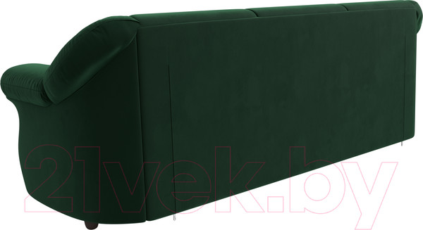 Изображение товара Диван Лига Диванов Карнелла / 109523 (велюр зеленый)