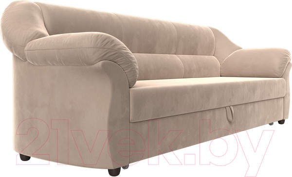 Изображение товара Диван Лига Диванов Карнелла / 109524 (велюр бежевый)