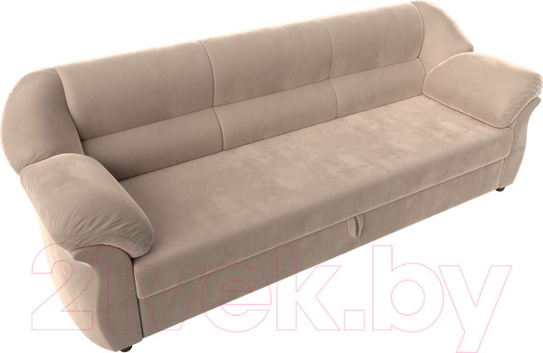 Изображение товара Диван Лига Диванов Карнелла / 109524 (велюр бежевый)