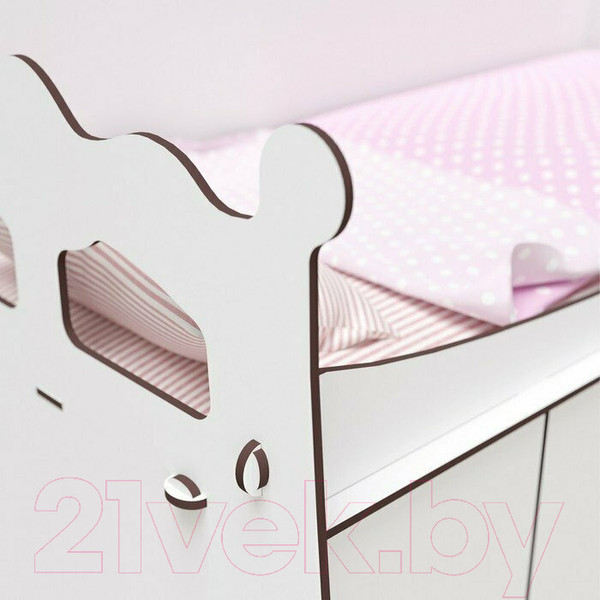 Изображение товара Набор аксессуаров для куклы Leader Toys Diamond Princess Комплекс c постельным бельем / 81319 (белый)