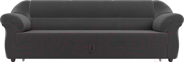 Изображение товара Диван Лига Диванов Карнелла / 109525 (велюр серый)