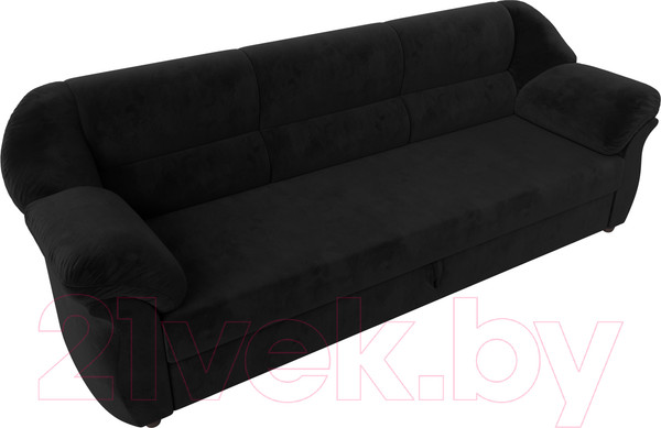 Изображение товара Диван Лига Диванов Карнелла / 109526 (велюр черный)