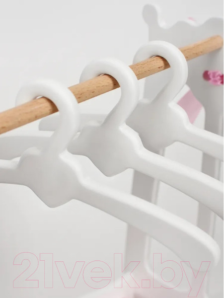 Изображение товара Аксессуар для куклы Leader Toys Diamond Princess Вешалка для одежды / 71719 (белый)