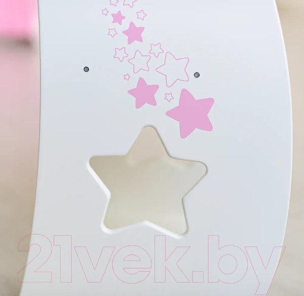 Изображение товара Аксессуар для куклы Leader Toys Diamond Star Стульчик для кормления / 73319 (белый)