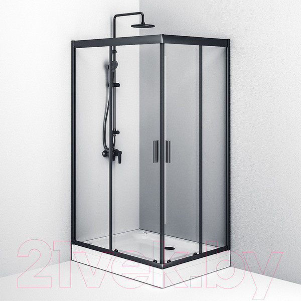 Изображение товара Душевой уголок AM.PM Gem Twin Slide 120x90 / W90G-404-120290-BT