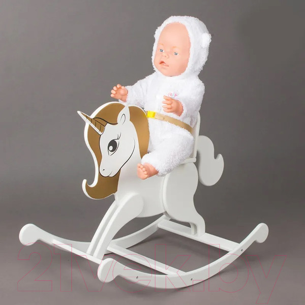 Изображение товара Аксессуар для куклы Leader Toys Shining Crown. Единорог / 72120 (белоснежный шелк)