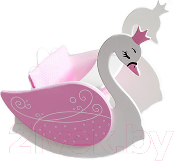 Изображение товара Аксессуар для куклы Leader Toys Shining Crown Стульчик для кормления Изящный лебедь / 71220 (розовый)