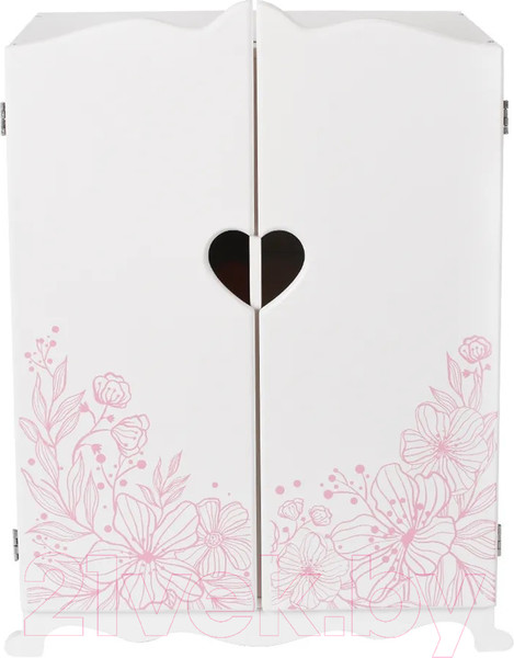 Изображение товара Аксессуар для куклы Leader Toys Diamond Princess Шкаф c дизайнерским цветочным принтом / 71419 (белый)