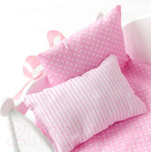 Изображение товара Набор аксессуаров для куклы Leader Toys Diamond Princes Комплекс с постельным бельем / 71319 (белый)