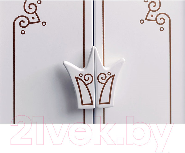 Изображение товара Аксессуар для куклы Leader Toys Shining Crown Шкаф / 72020 (белоснежный шелк)