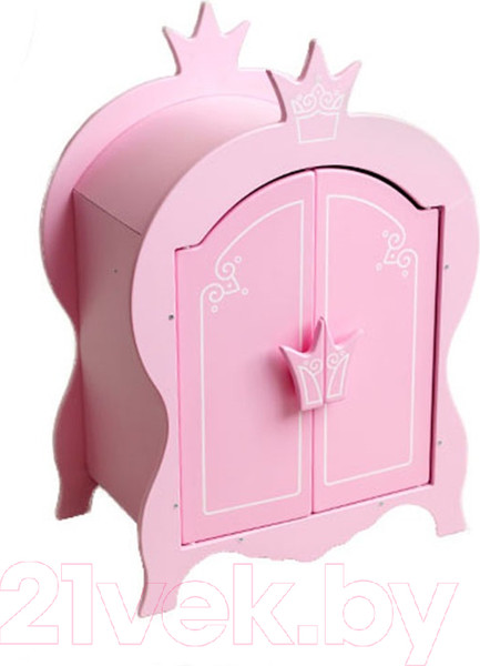 Изображение товара Аксессуар для куклы Leader Toys Shining Crown Шкаф / 71020 (розовое облако)